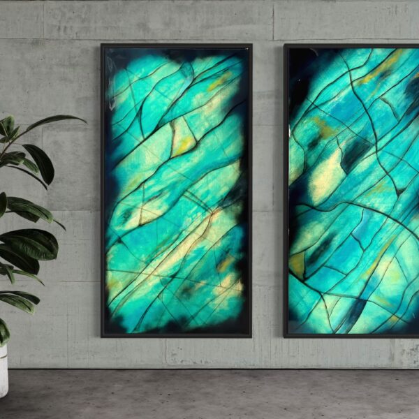LABRADORITE DIPTYCH
